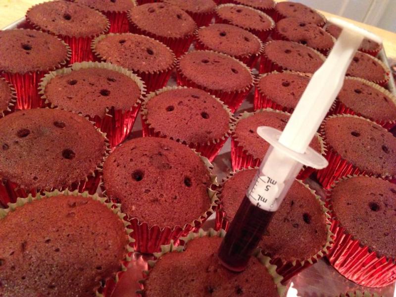 Red Wine Velvet&nbsp;Cupcakes