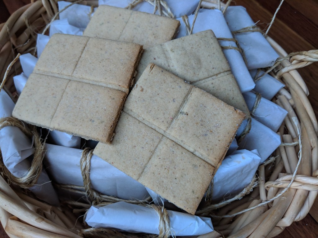 Squares of Lembas bread.